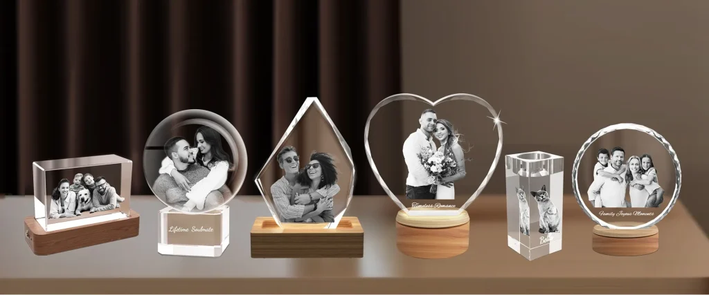 3D crystal photo gifts