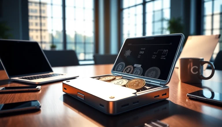 Manage cryptocurrencies effortlessly with the guarda wallet showcasing its sleek design and features.