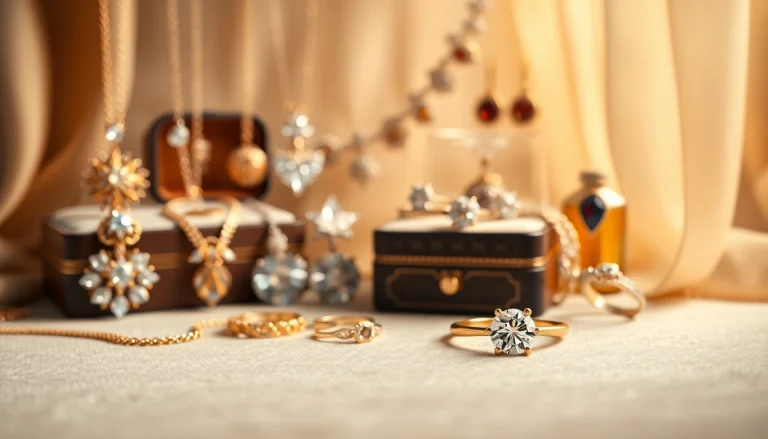 Showcase intricate Jewelry pieces in an elegant arrangement on a velvet backdrop.