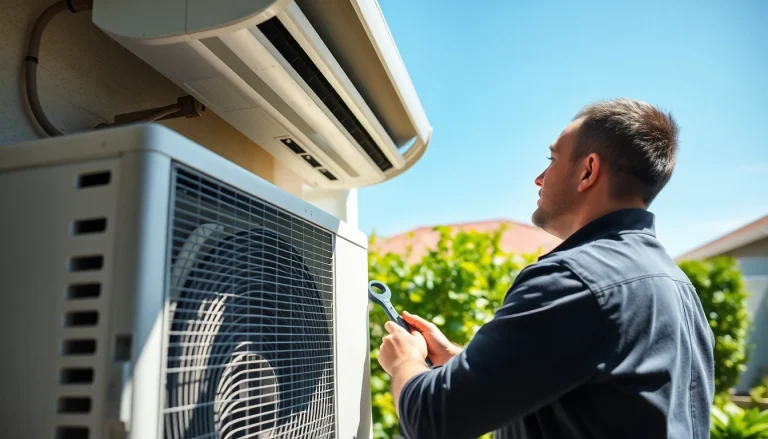 Technician performing AC repair in Glendale AZ showcasing expert repairs.